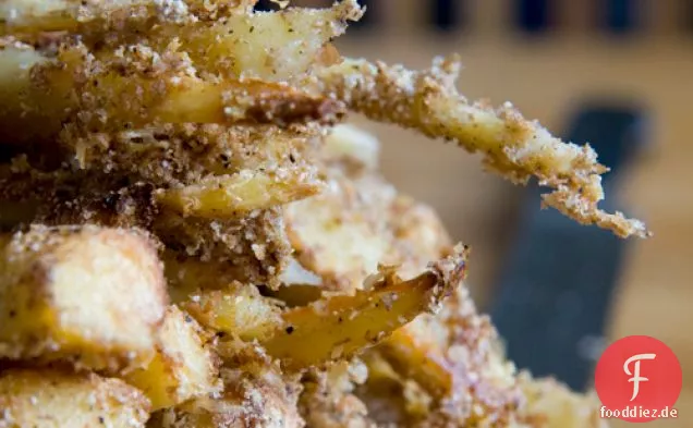 Perfekte Parmesan Pastinaken