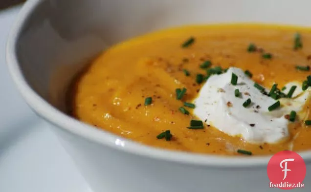 Geröstete Karotten-Pastinaken-Suppe