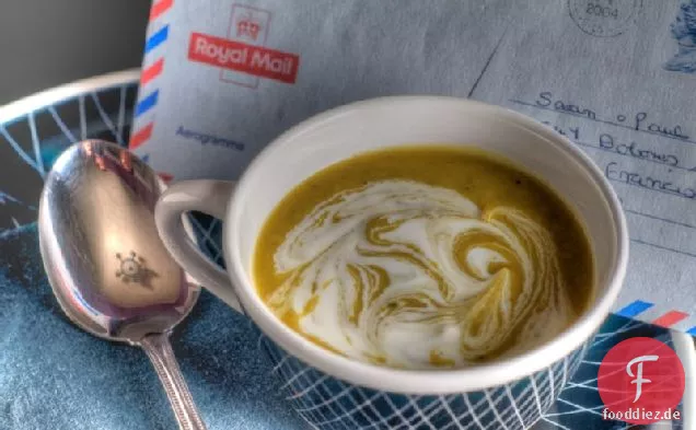 Creme von Curry Pastinakensuppe