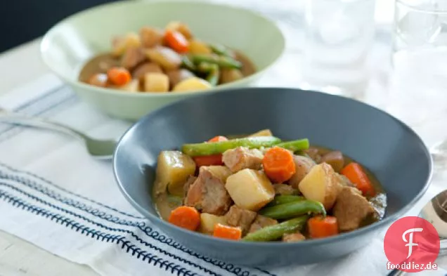 Curry-Schweinefleisch-Eintopf