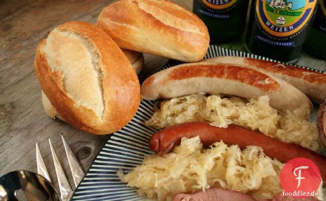 Würstchen und Schweinelende