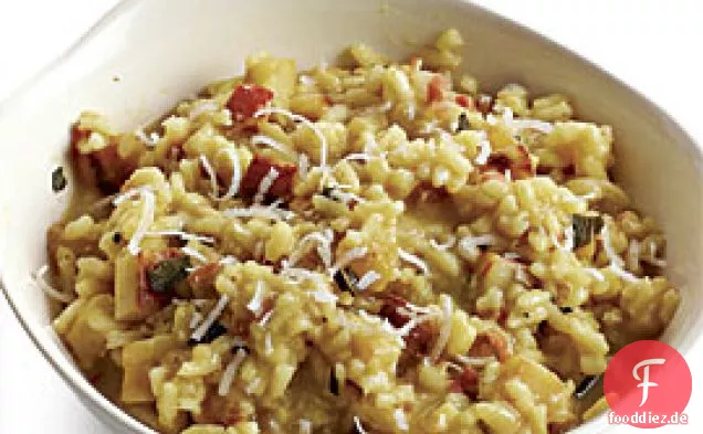 Pastinaken-Risotto Mit Pancetta Und Salbei
