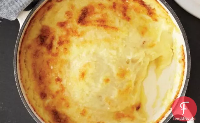 Chantilly Kartoffeln mit einer Parmesankruste