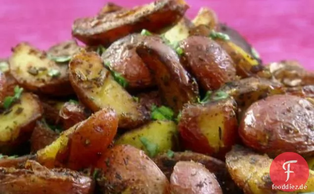 Knusprige Korianderkartoffeln