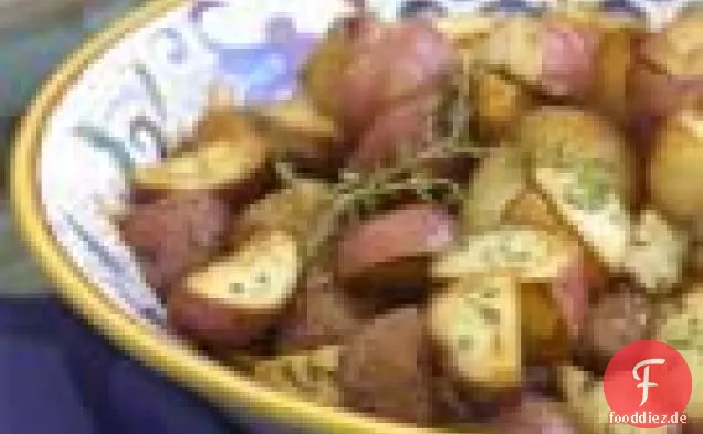 Kräuter-gebratene neue Kartoffeln