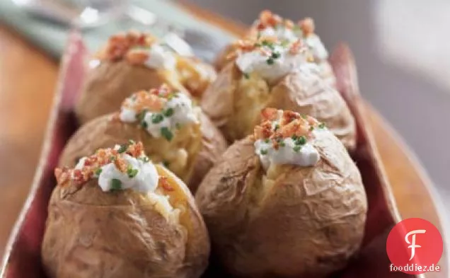 Yukon Gold-Kartoffeln mit Gorgonzola und Pancetta
