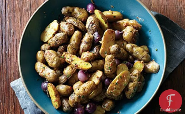 Makah Ozette Kartoffeln mit Speckcreme