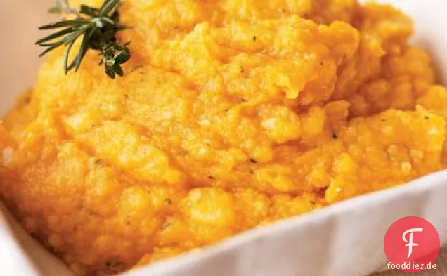 Butternut Squash und Kartoffelpüree mit Thymian