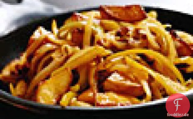 Kartoffeln mit Paprika und Chorizo