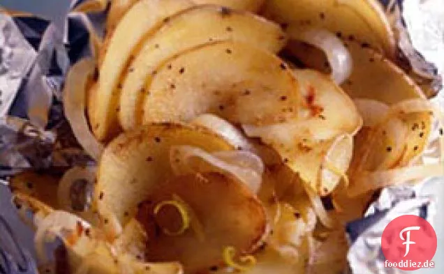 Knoblauch Zitrone Kartoffeln