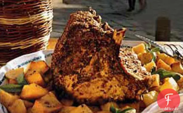 Gebratene Schweinelende und Kartoffeln