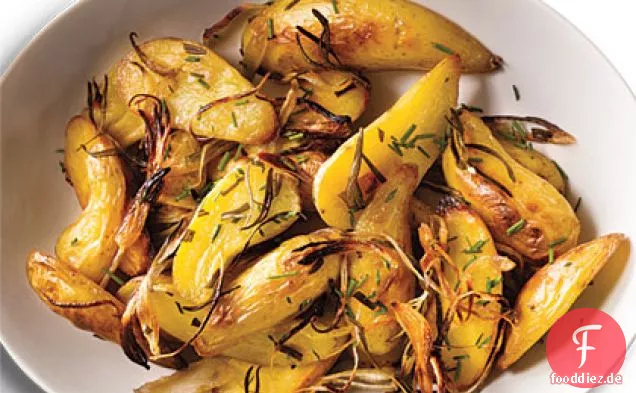 Gerösteter Rosmarin Fingerling Kartoffeln