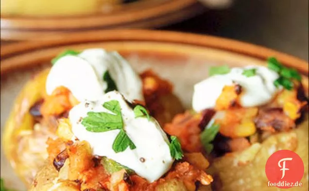 Zweimal gebackene Chilikartoffeln