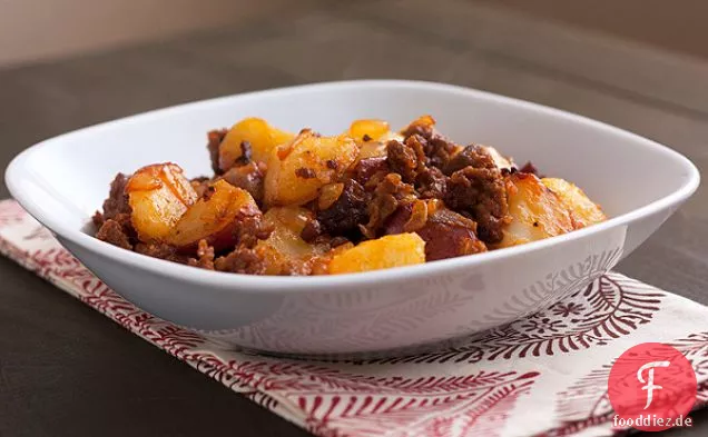 Kartoffeln Und Chorizo