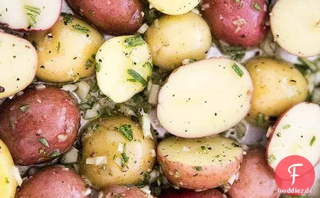 Gebratene neue Kartoffeln
