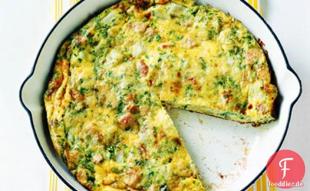 Schweinefleisch-Kartoffel-Frittata