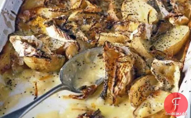 Gebackene Neue Kartoffeln Mit Camembert & Mohn