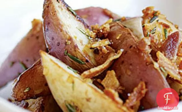 Gebratene rote Kartoffeln mit Pancetta & Rosmarin