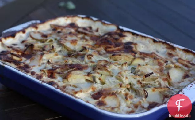 Kartoffel-Fenchel-Gratin