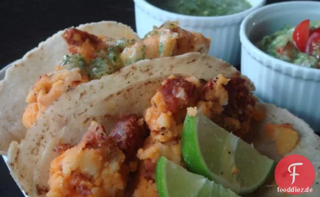 Kartoffel-Chorizo-Tacos