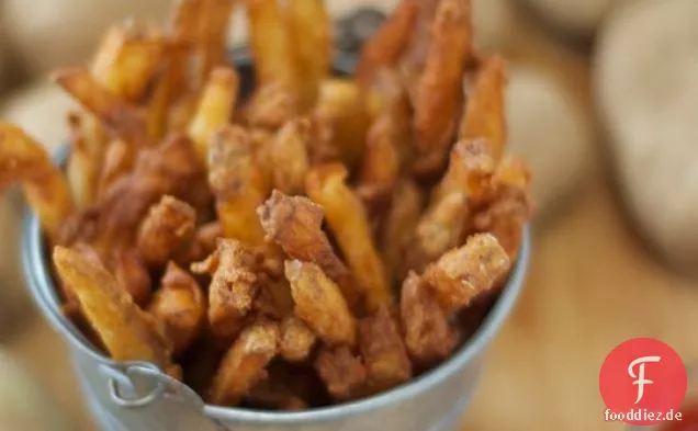 Bier-zerschlagene Cajun-Pommes