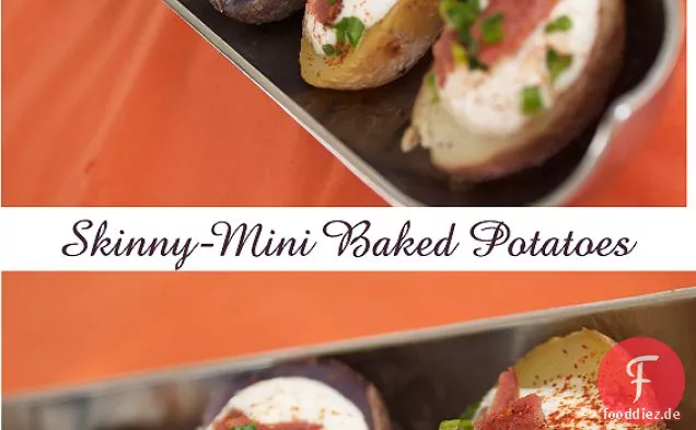 Dünn-Mini Gebackene Kartoffeln