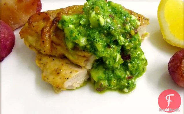 Radieschen Und Basilikum-Pesto