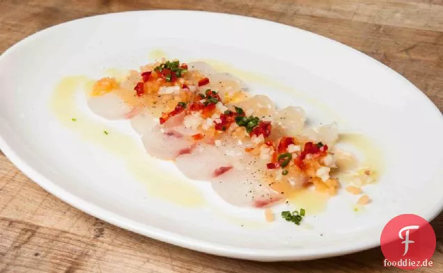 Fluke Crudo mit Meyer Lemon Rezept