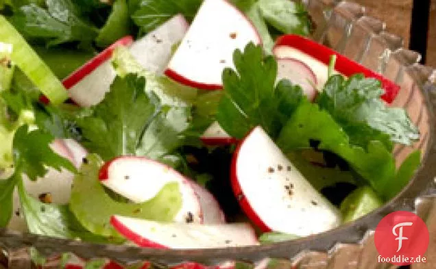 Rettich & Petersiliensalat mit Zitrone