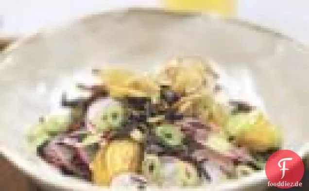 Wildreis-Salat mit Kastanien