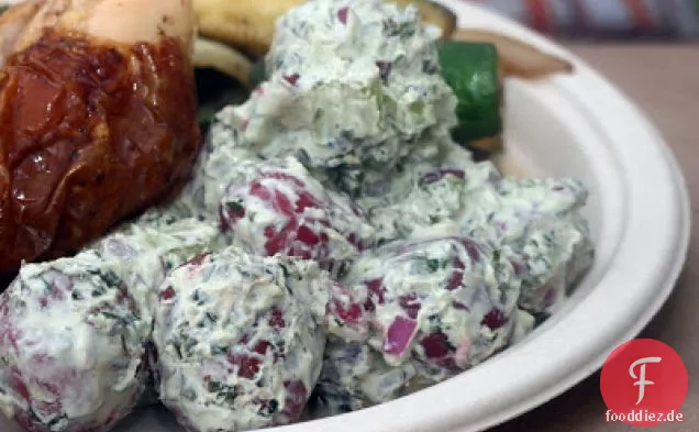 Basilikum-Joghurt Kartoffelsalat