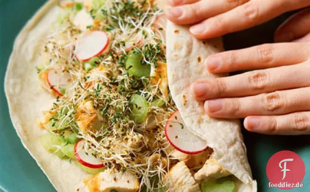 Asiatische Hähnchen-Salat-Sandwiches