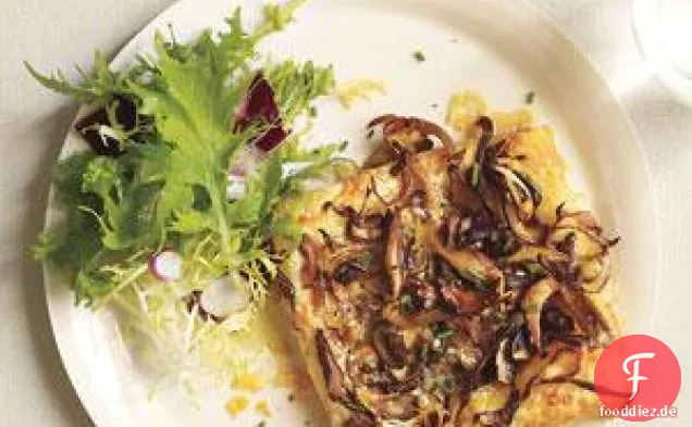 Flockige Pilz- und Gruyère-Torten