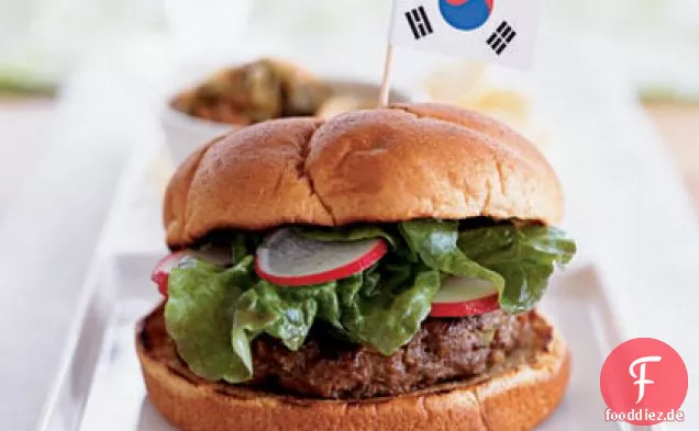 Koreanische Barbecue-Burger