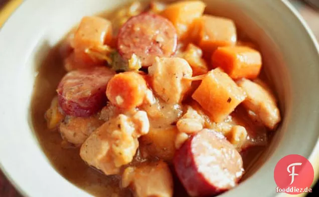 Herbst-Ragout mit Gebratenem Gemüse