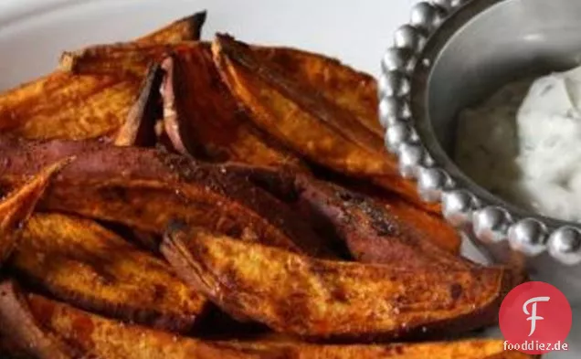 Würzige Süßkartoffeln mit Limette