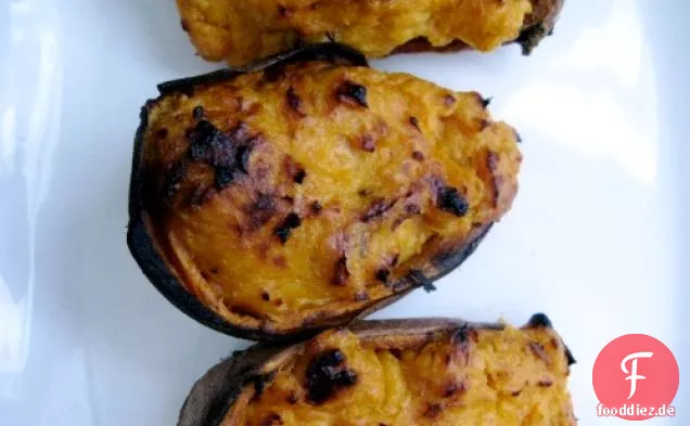 Chipotle, Orange, Ahorn, gebackene Süßkartoffeln