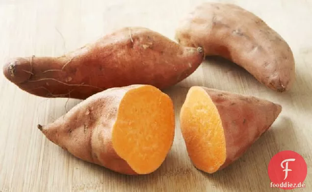 Geschlagene Süßkartoffeln