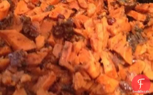 Süße und würzige Süßkartoffeln