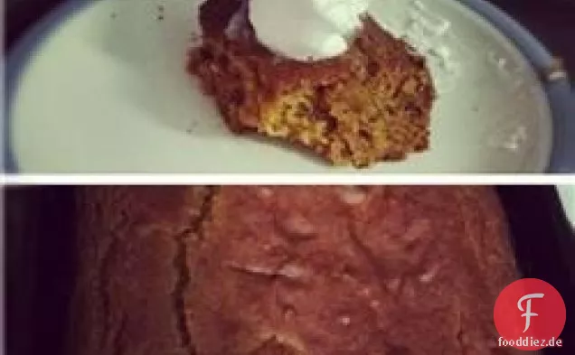 Urlaub übrig gebliebener Süßkartoffelkuchen