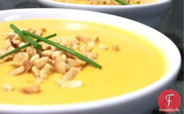 Cremige Süßkartoffel mit Ingwersuppe
