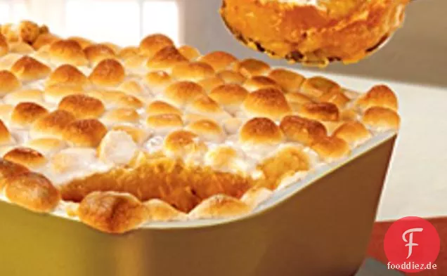 Süßkartoffeln Und Marshmallows