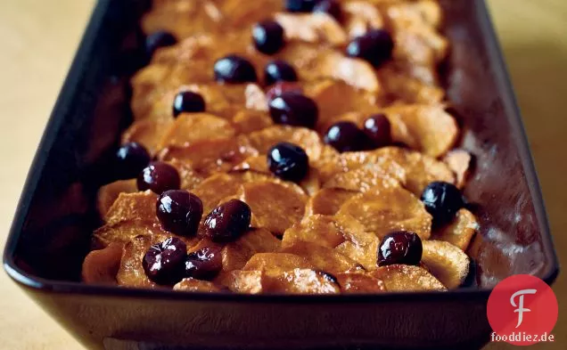 Cranberry-Glasierte Süßkartoffeln