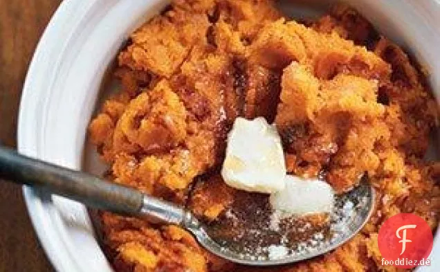 Süßkartoffelpüree mit Ahorn