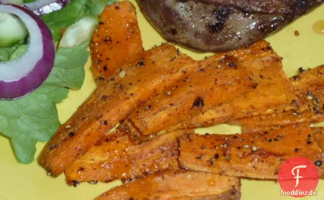Orange Kardamom geröstete Süßkartoffeln