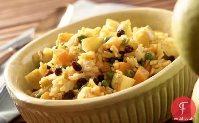 Curry Süßkartoffel-Apfel-Pilaw