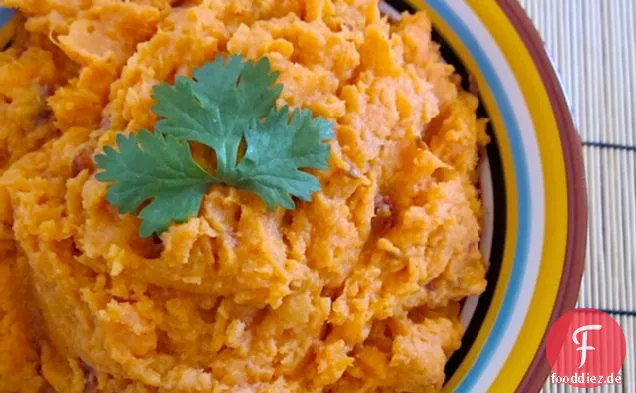 Chipotle pürierte Süßkartoffeln
