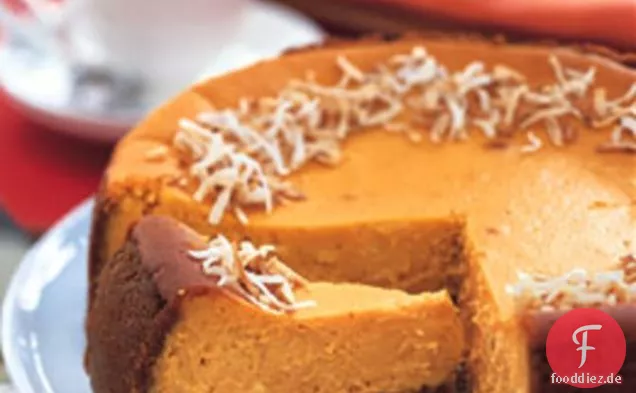Kokosnuss-Süßkartoffel-Käsekuchen