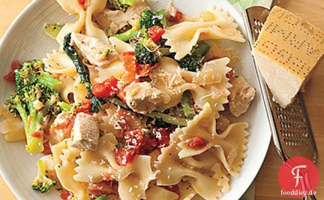Parmesan Huhn mit Fliege