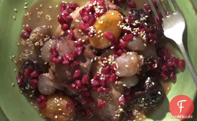 Huhn Tajine mit Granatäpfeln Rezept